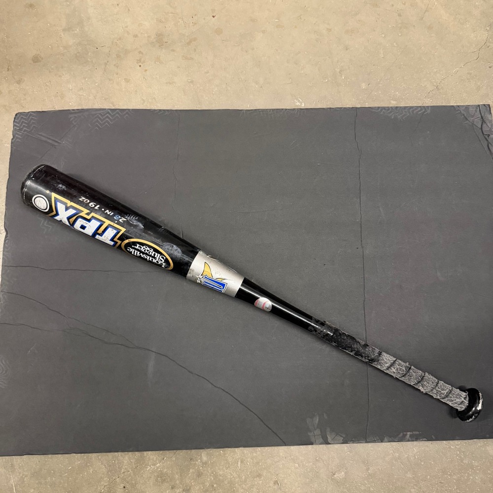 Louisville Slugger TPX Warrior Baseball Bat 28in 19oz 2 5/8 Barrel SL11W Black